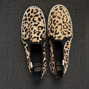 Kate spade x keds cheetah print shoes